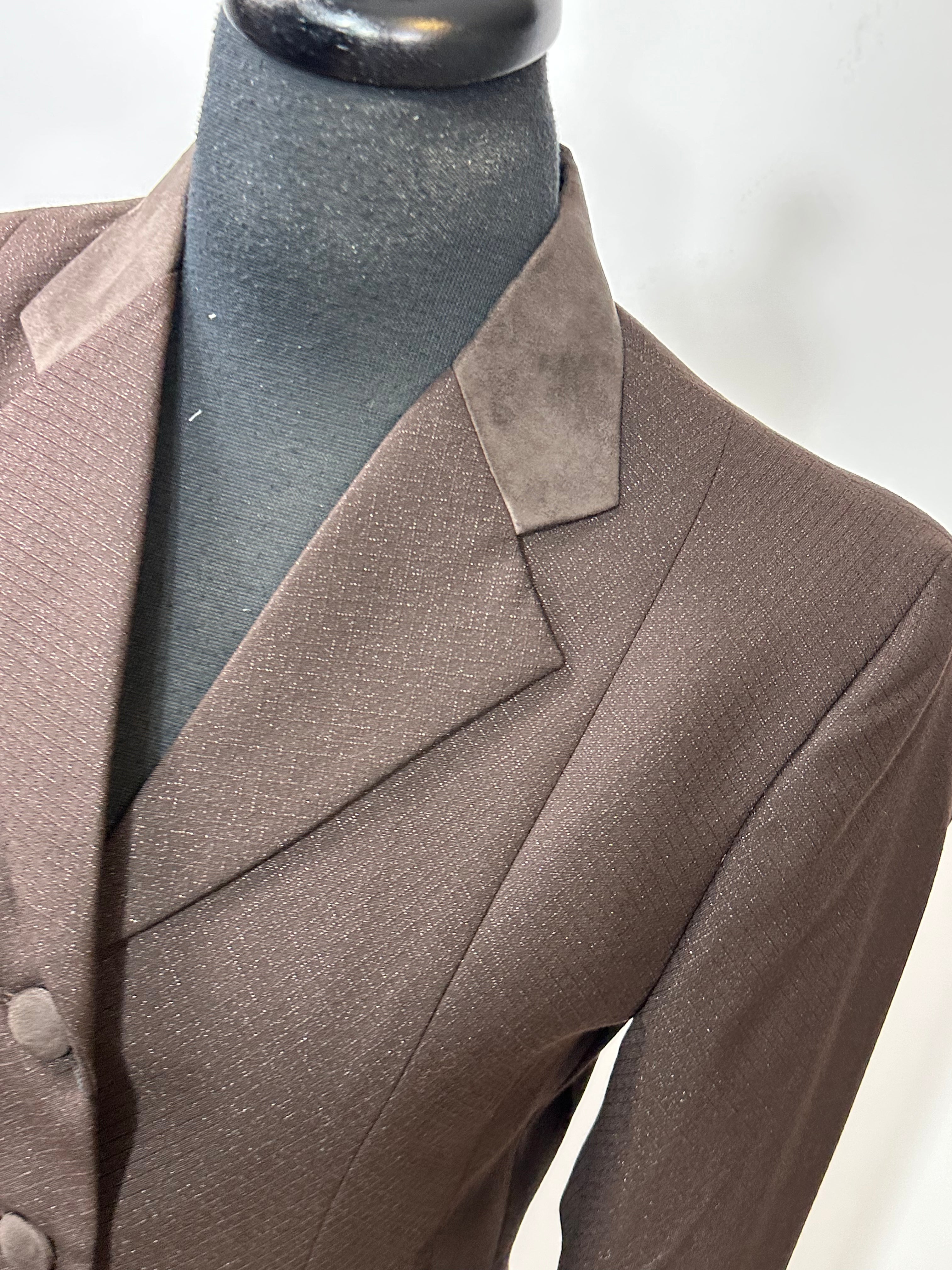English Show Coat Brown Fabric Code R271