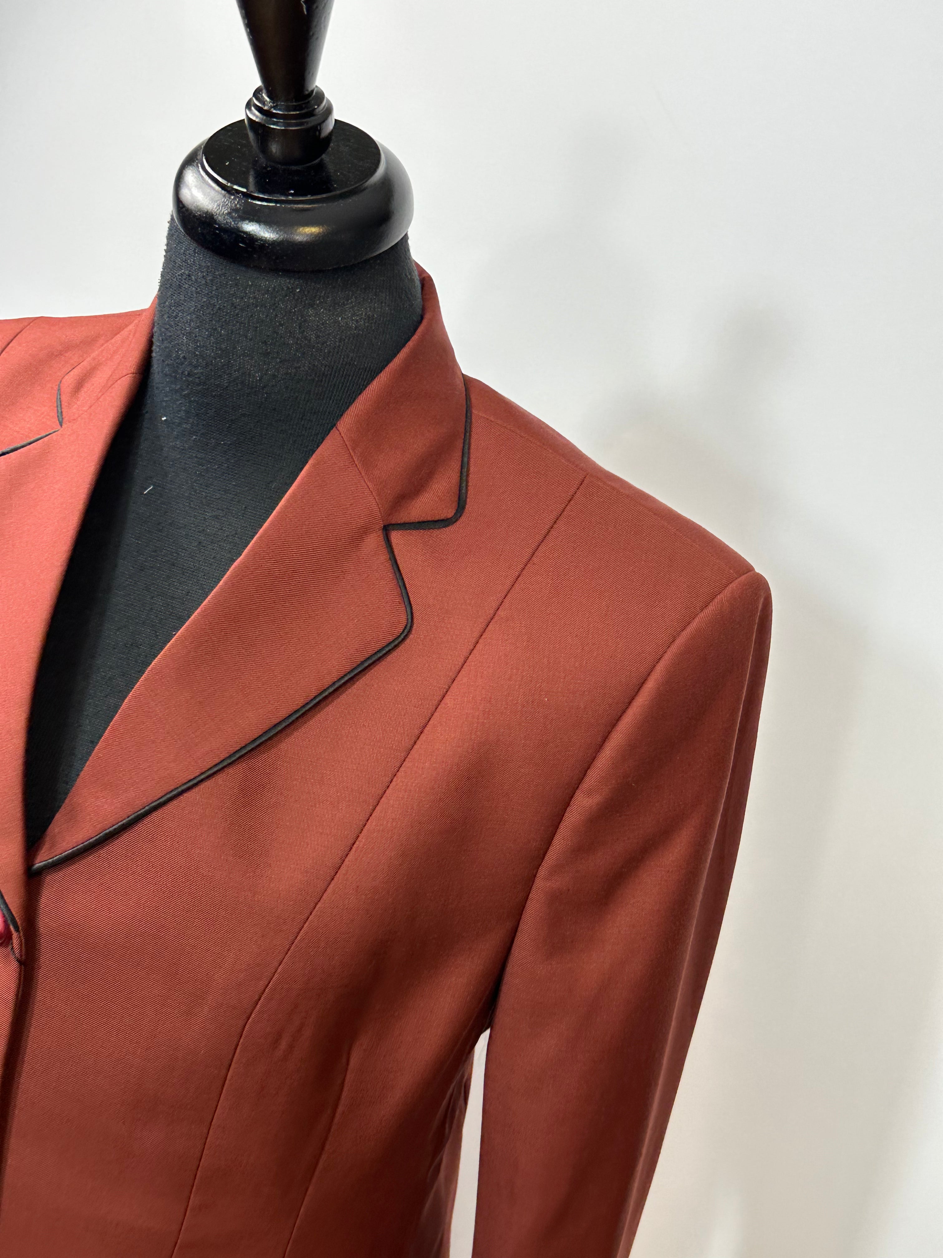 English Show Coat Rust Fabric Code 27317-110