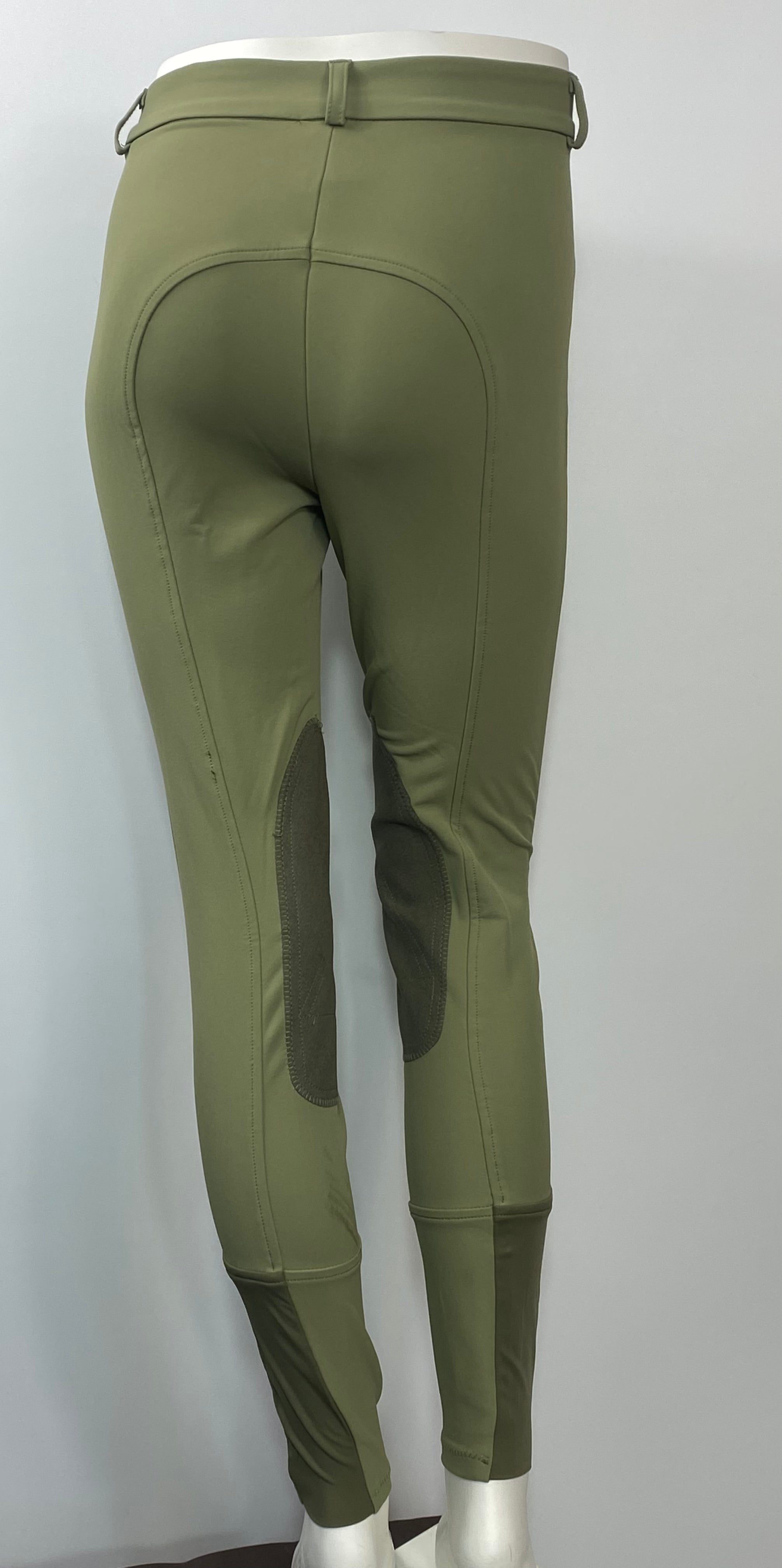 Elite Show Breeches Green Beige