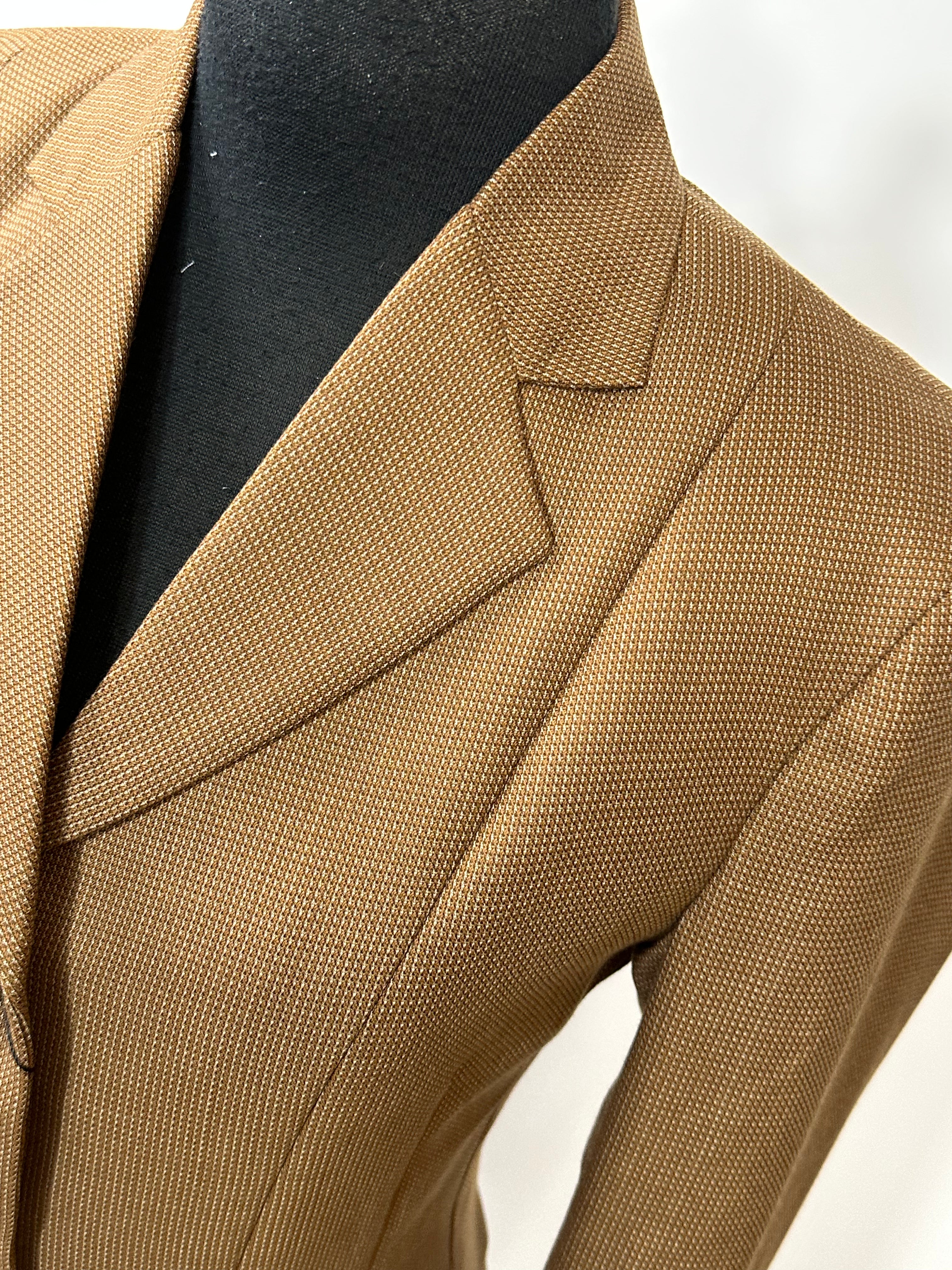 English Show Coat Carmel Fabric Code MD6A32690 One Only