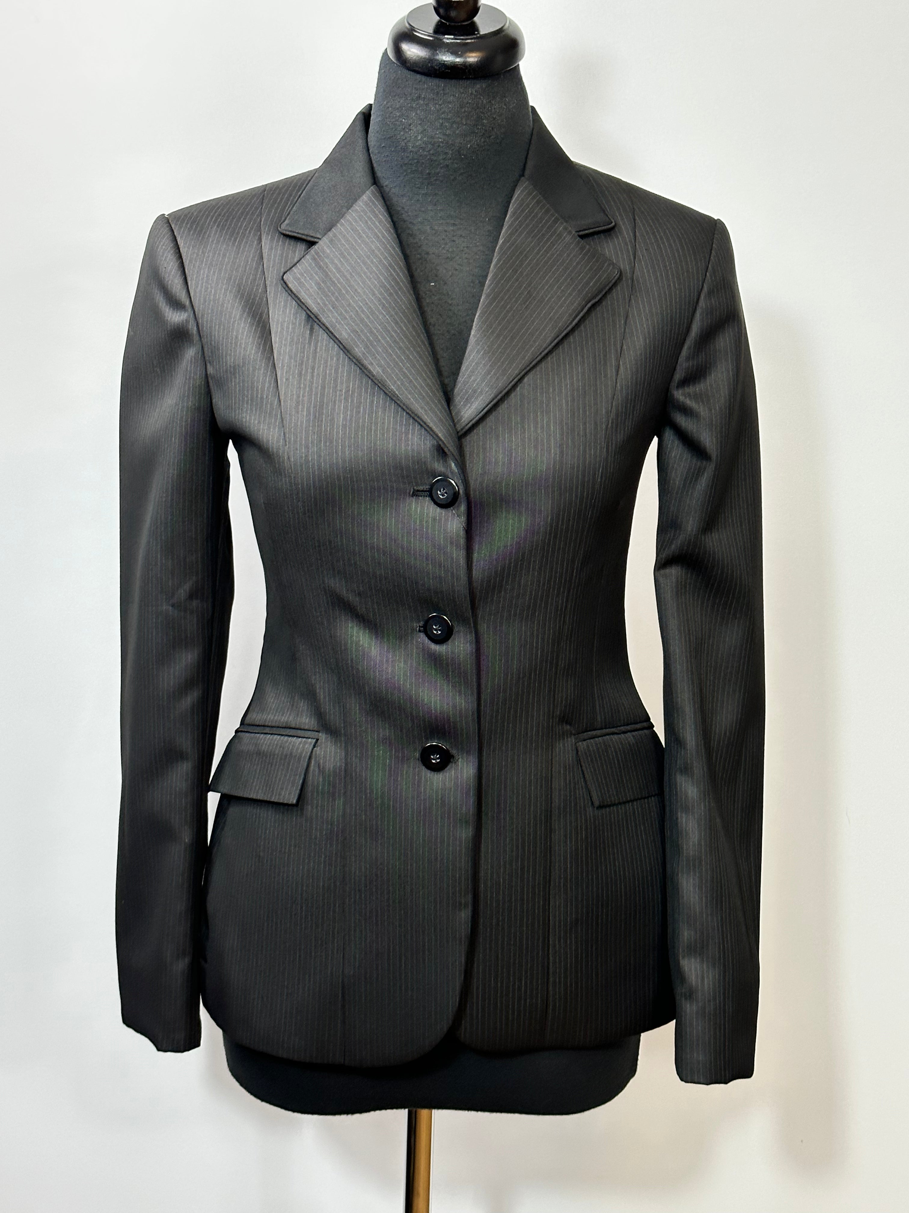 English Show Coat Black Tone Fabric Code R001