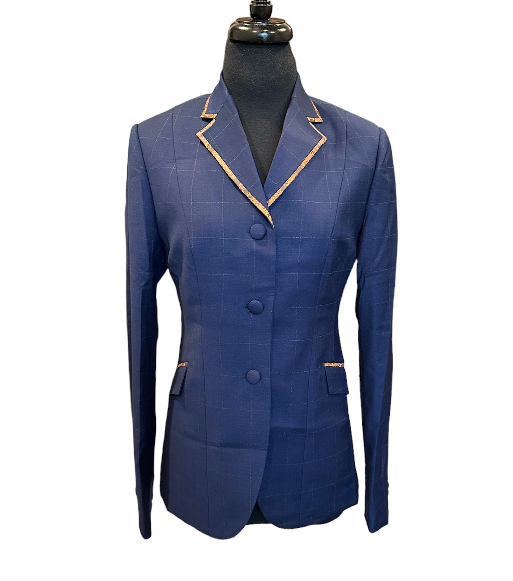 English Show Coat Blue with Bronze Trim MA802016