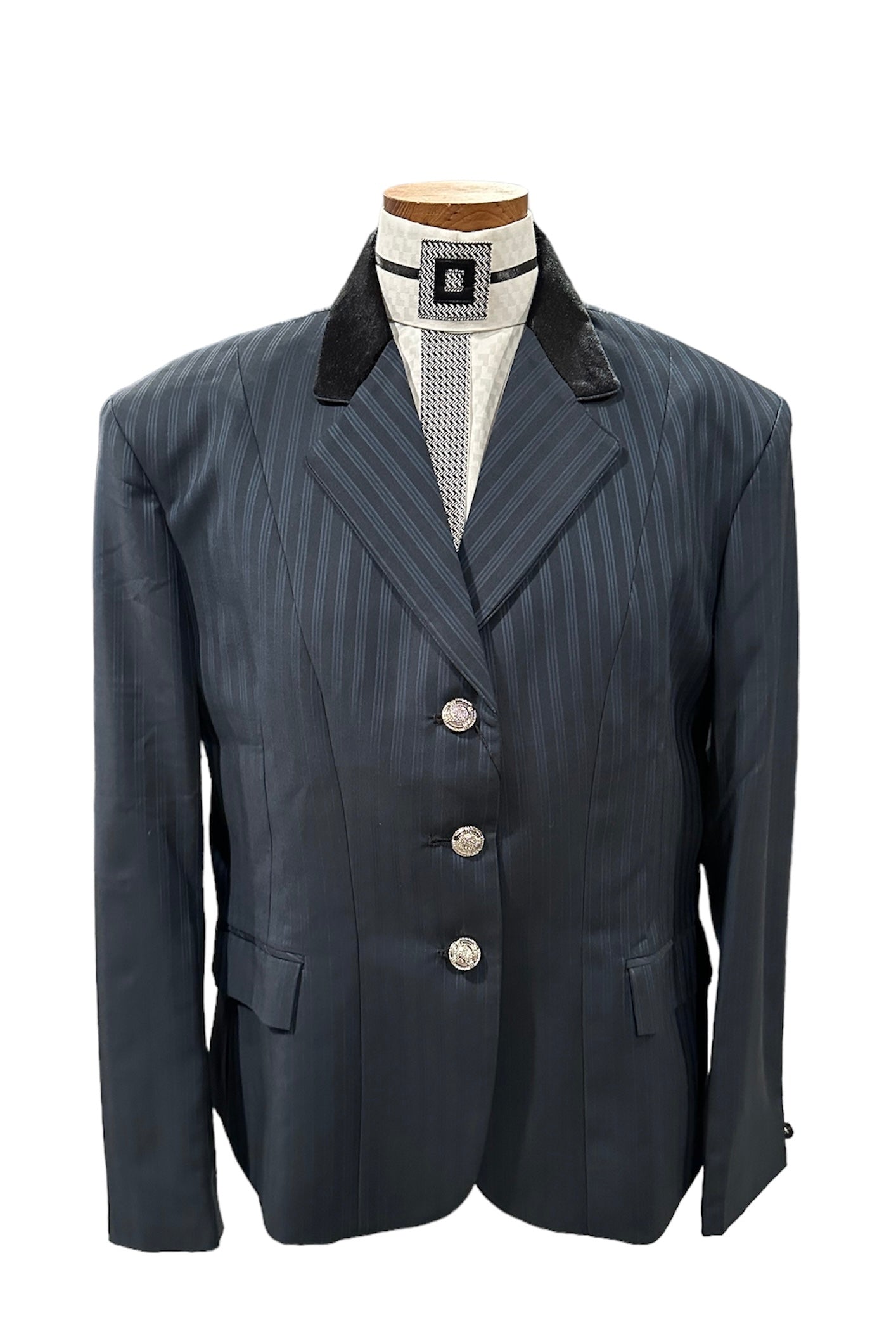 English Show Coat Stripe Fabric Code R370