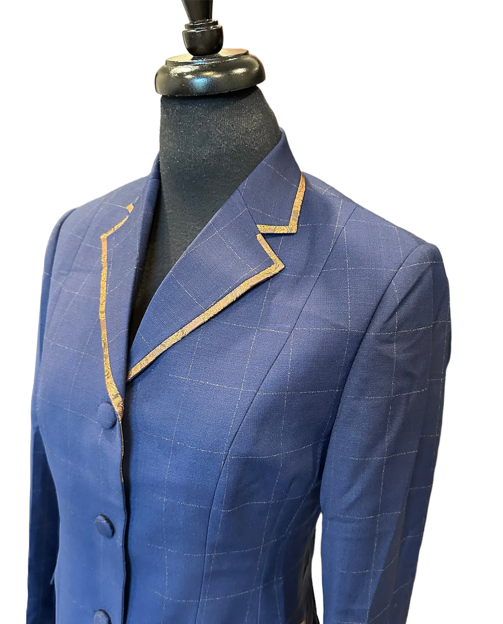 English Show Coat Blue with Bronze Trim MA802016