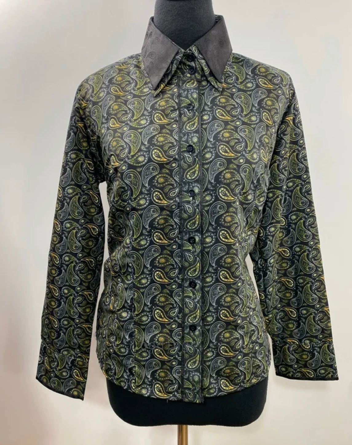 Western Button Up Paisley