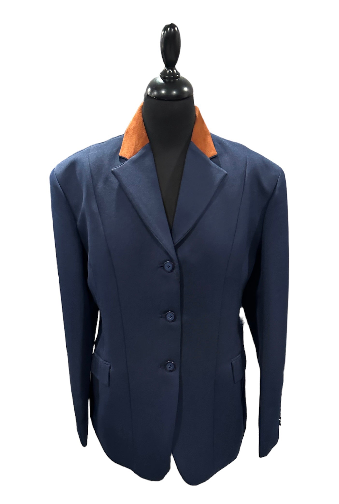 English Show Coat Navy with Rust Fabric Code NK72