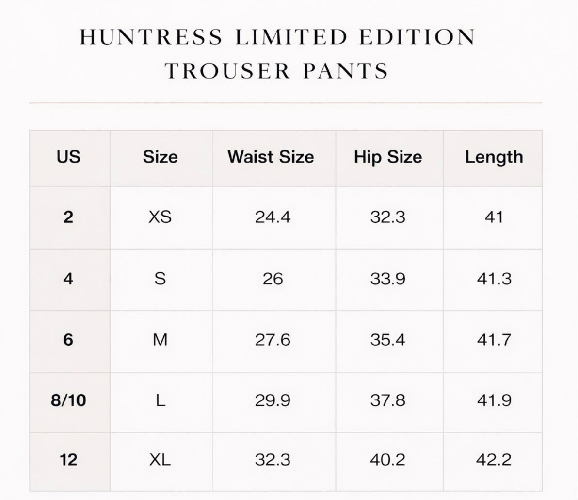 Limited Batch Trouser Leg