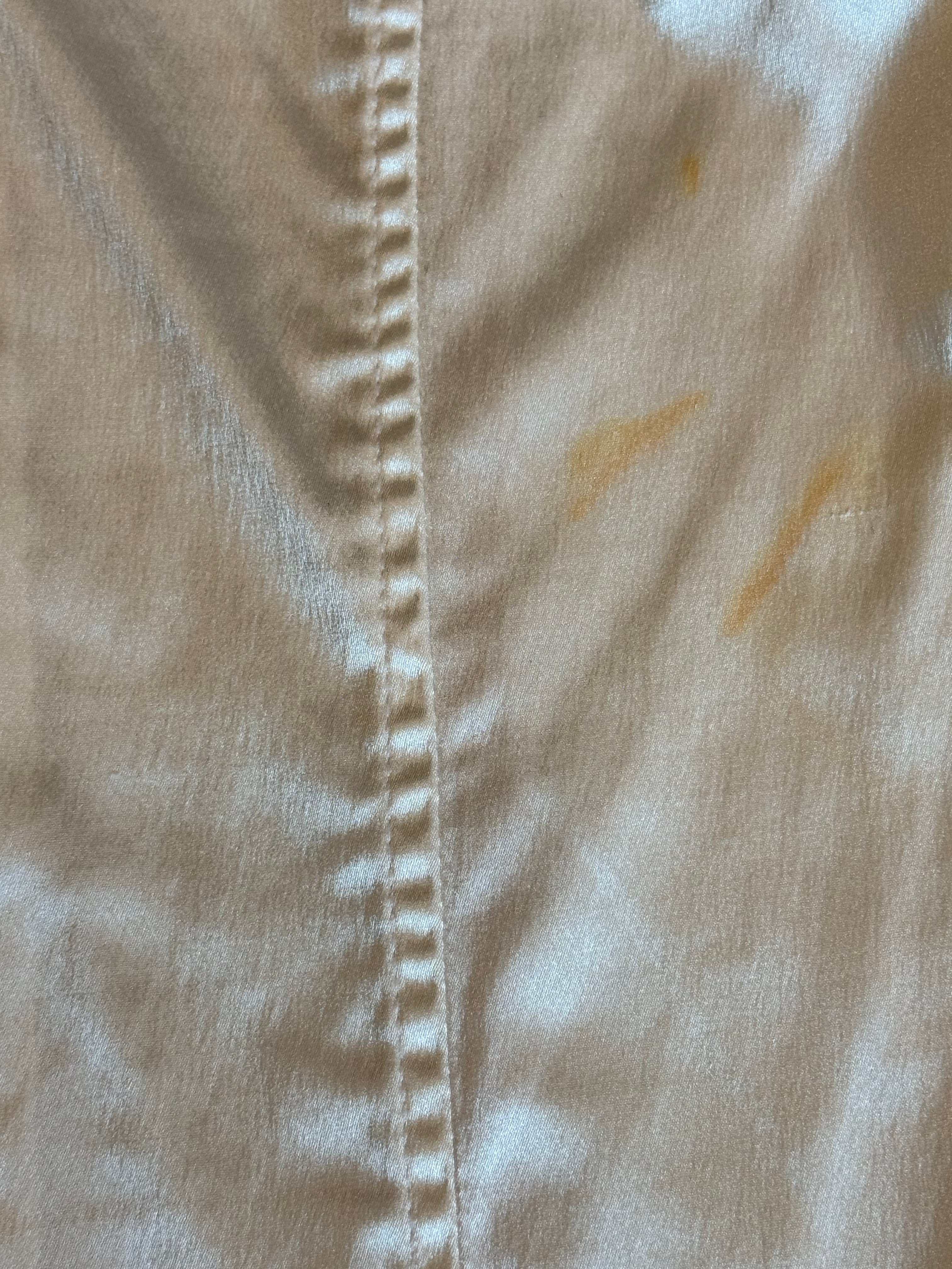 Western stretch satin hidden zipper consignment