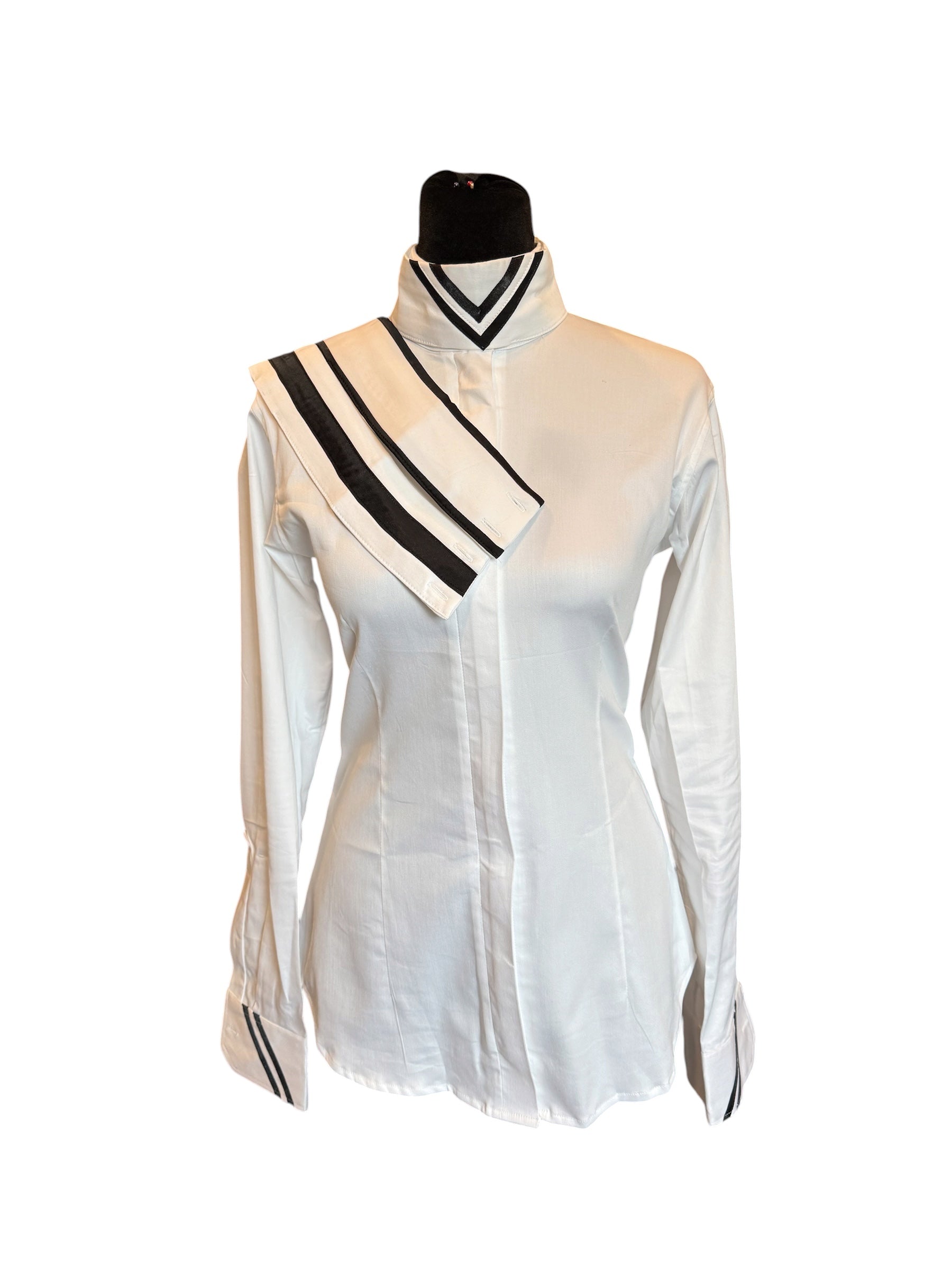 English Show Shirt “Hidden Zipper” with STRETCH