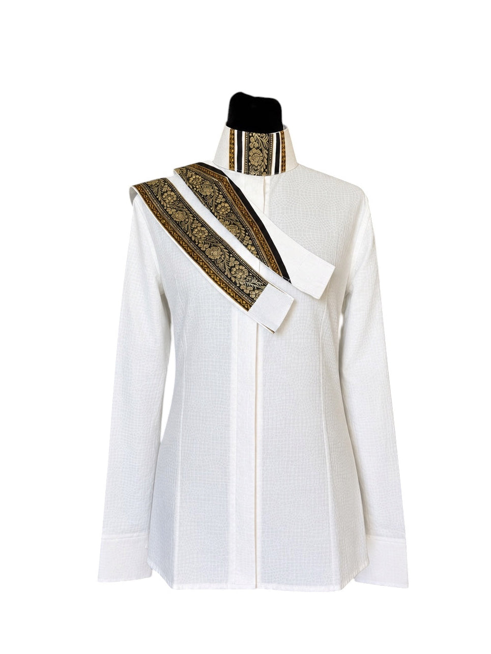 English Show Shirt Hidden Zipper
