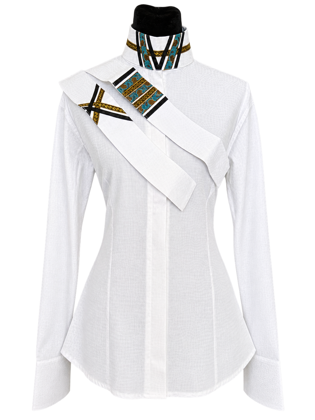English show shirt Hidden Zipper