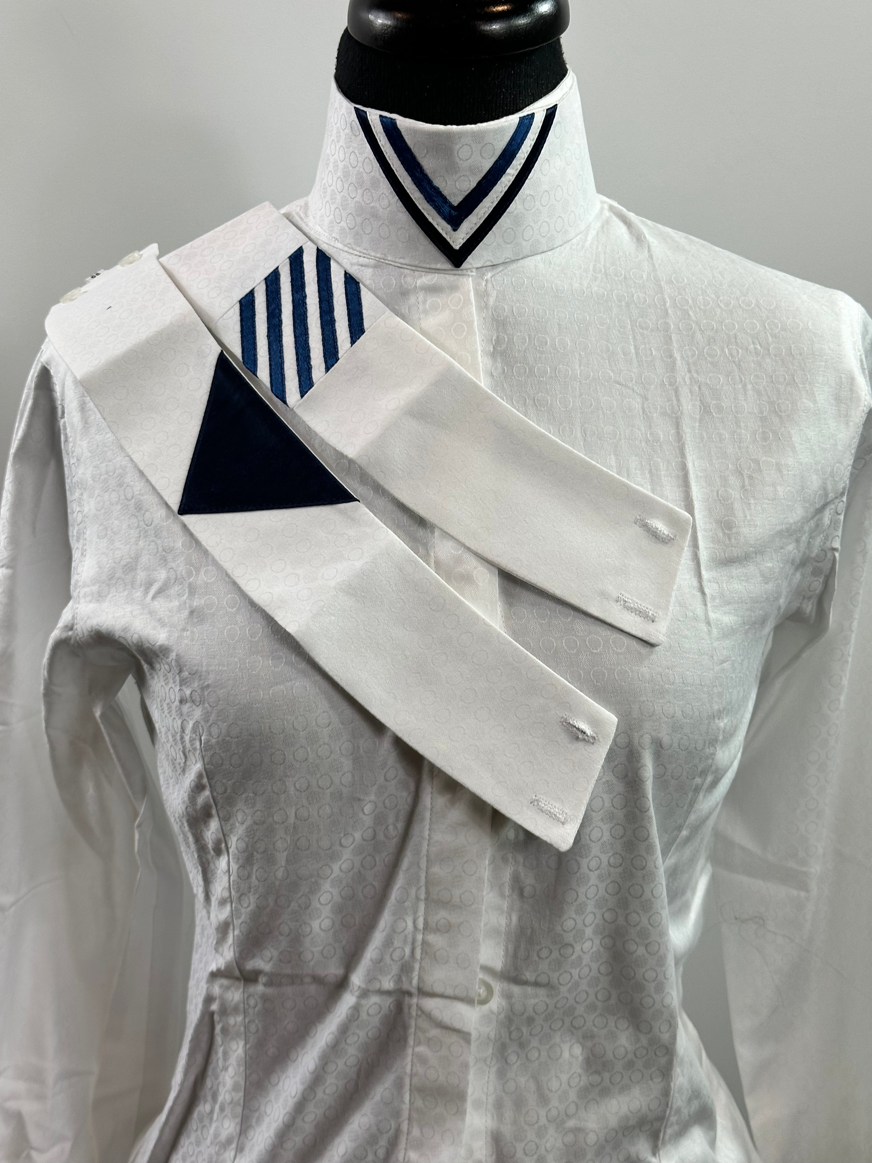 English Show Shirt White Fabric Code N46