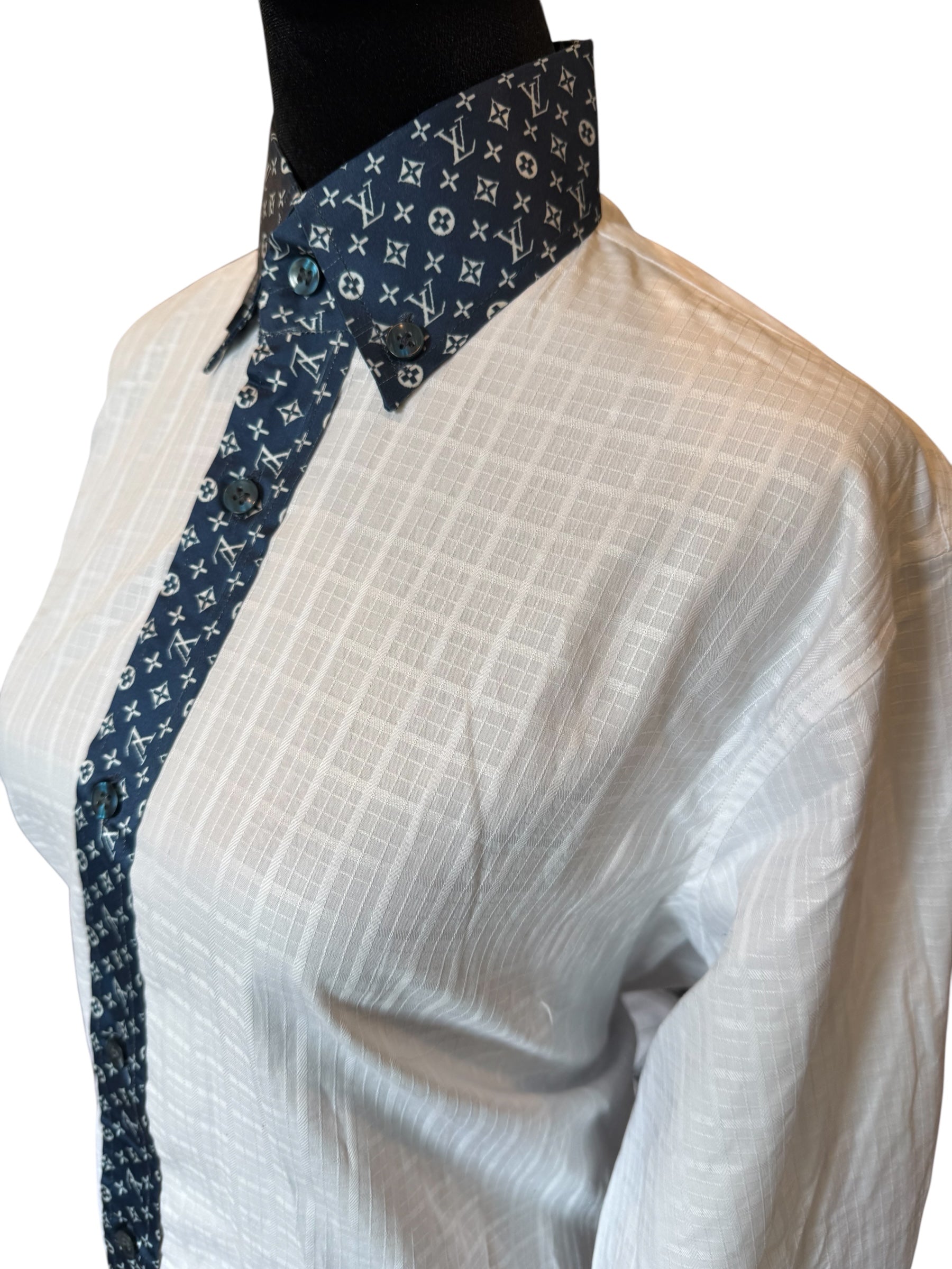 Western Button Up with Lv Plus Size