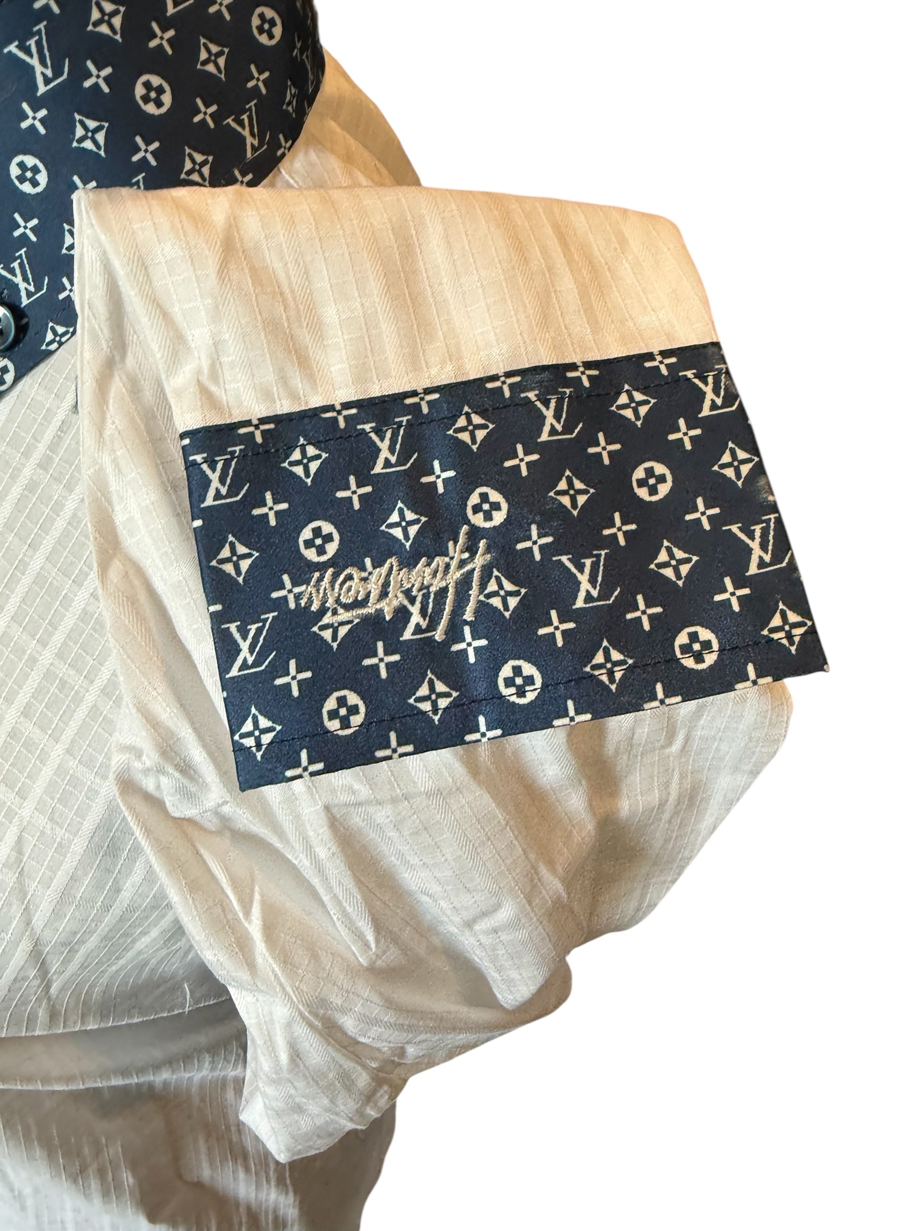 Western Button Up with Lv Plus Size