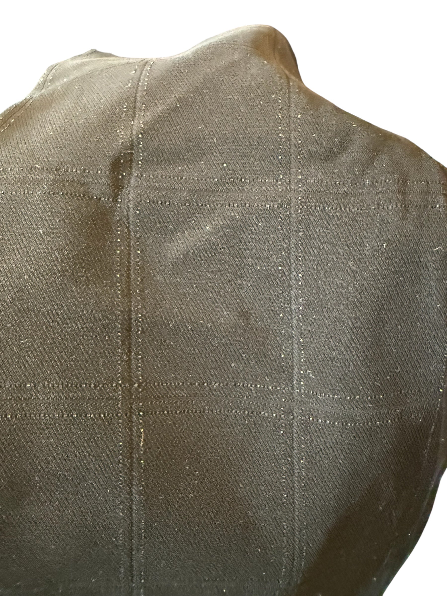 💥NEW💥 English Show Coat Black Windowpane “Hidden zipper”