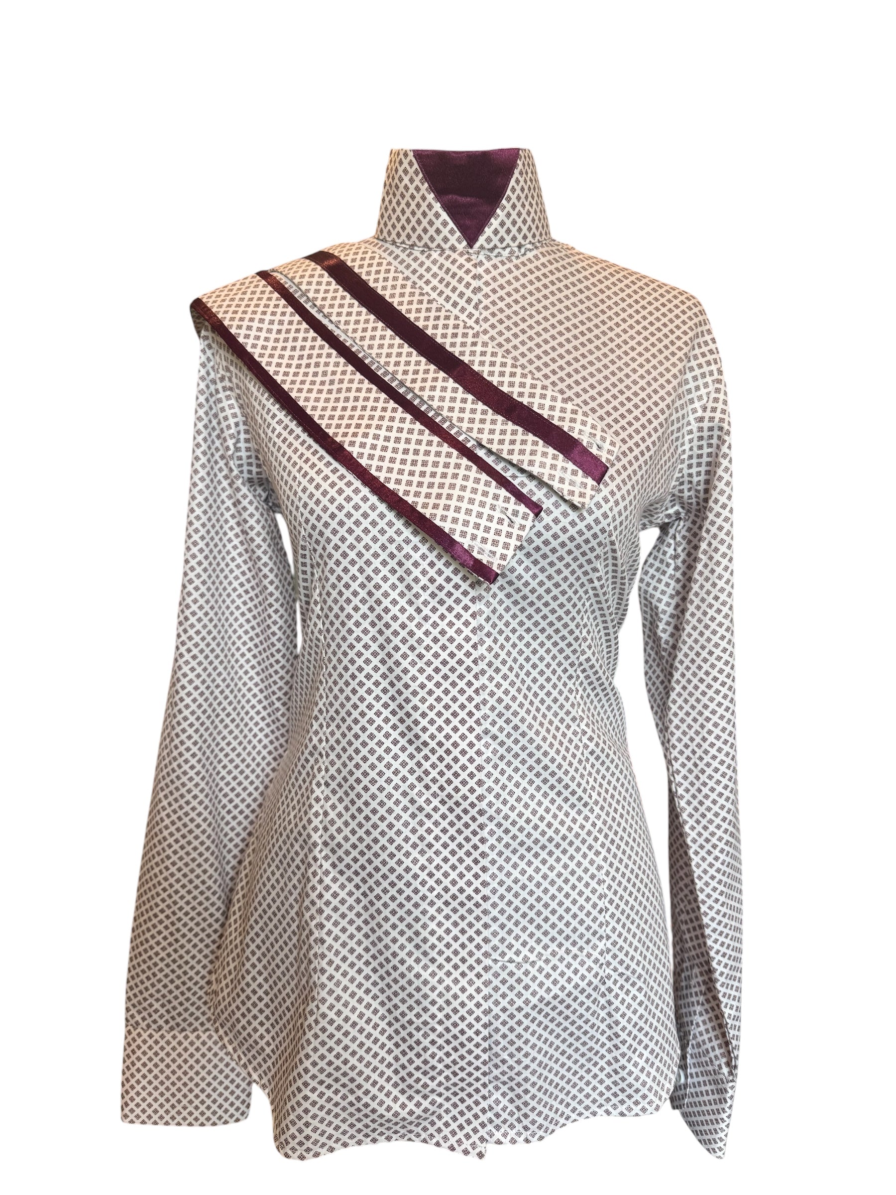 English Show Shirt with “Hidden Zipper”