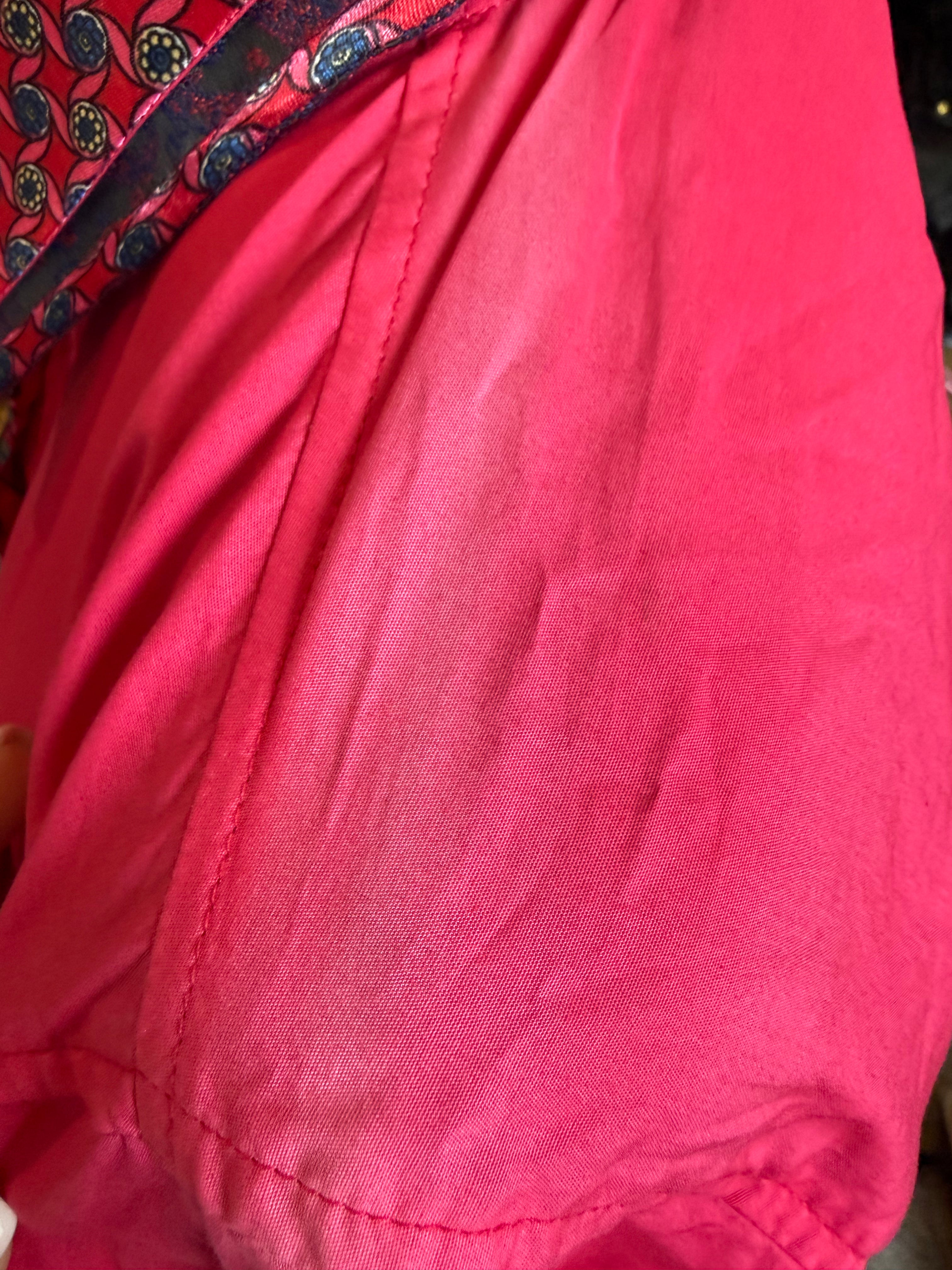 Western Button Up Pink ONE ONLY