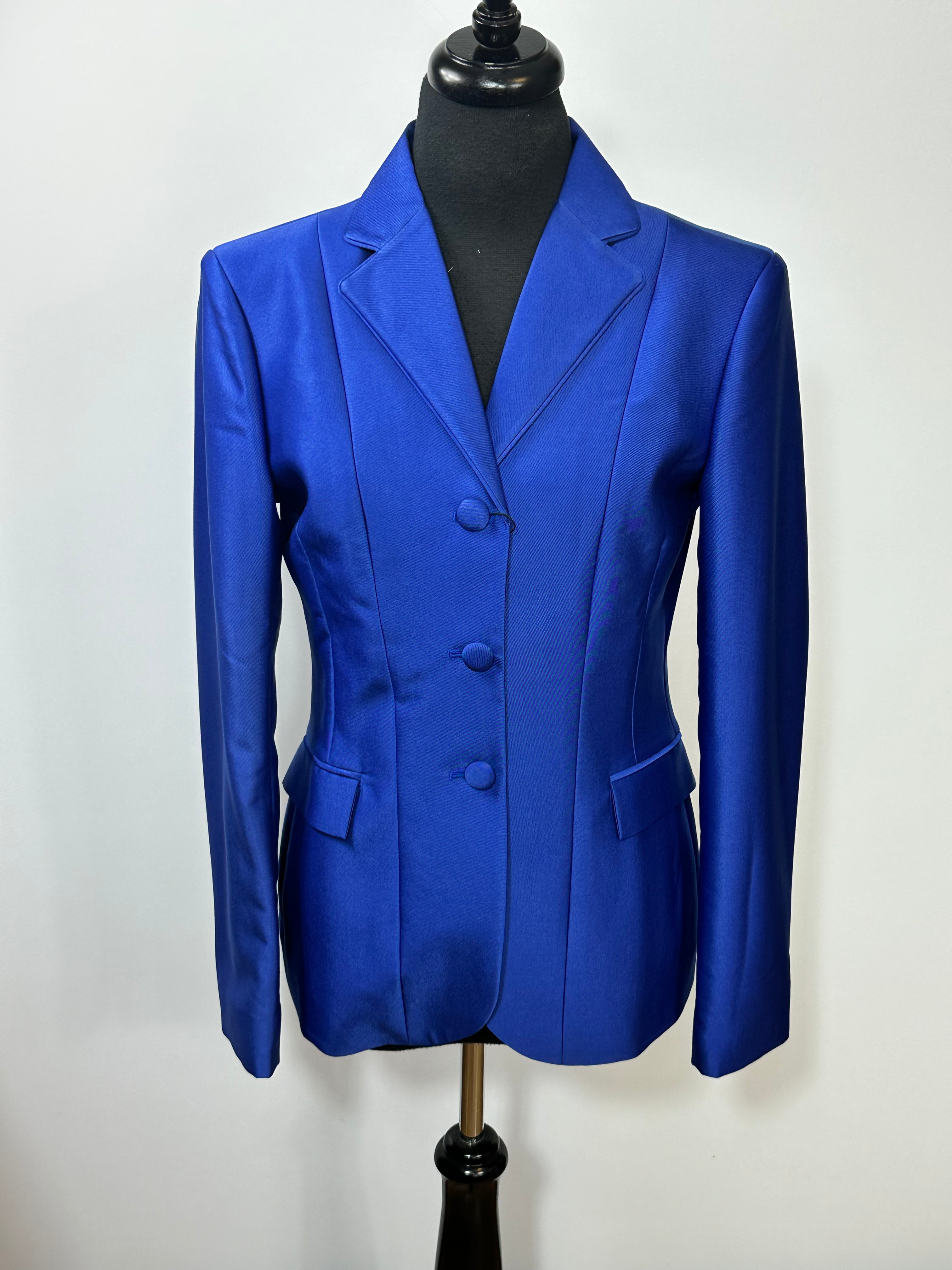 English Show Coat Blue Sheen Fabric Code OBS-012